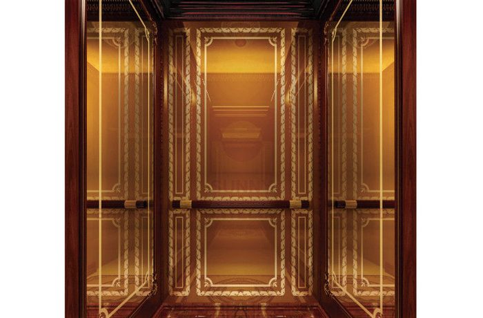 Luxury elevator cabin